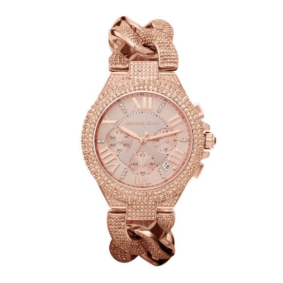 Michael Kors Accessories - {Michael Kors}MK3196 Camille RoseGold Plated Watch